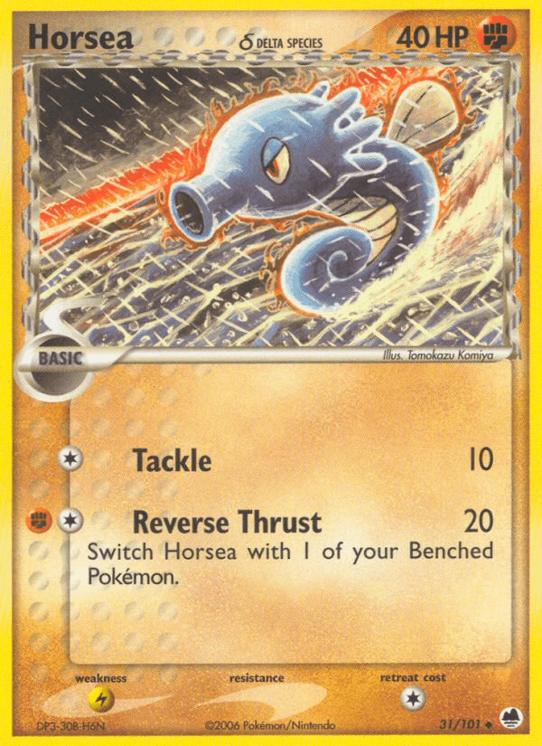 Horsea (31/101) (Delta Species) [EX: Dragon Frontiers] (Online Only)
