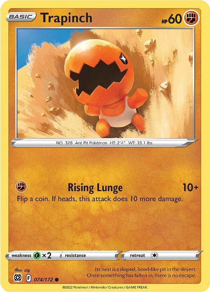 Trapinch (074/172) [Sword & Shield: Brilliant Stars] (Online Only)