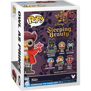 Sleeping Beauty 65th Anniversary Owl as Prince Funko Pop! Vinyl Figure #1458 (ONLINE ORDER ONLY)