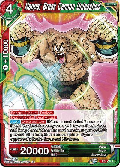 Nappa, Break Cannon Unleashed (EB1-58) [Battle Evolution Booster] (ONLINE ORDER ONLY)