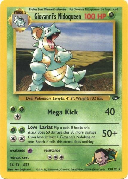 Giovanni's Nidoqueen (23/132) [Gym Challenge Unlimited] (Online Only)
