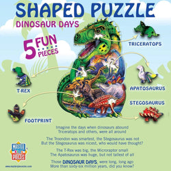 Dinosaur Days - 100 Piece Shaped Jigsaw Puzzle (ONLINE ORDER ONLY)