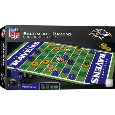 Baltimore Ravens Checkers Board Game (ONLINE ORDER ONLY)