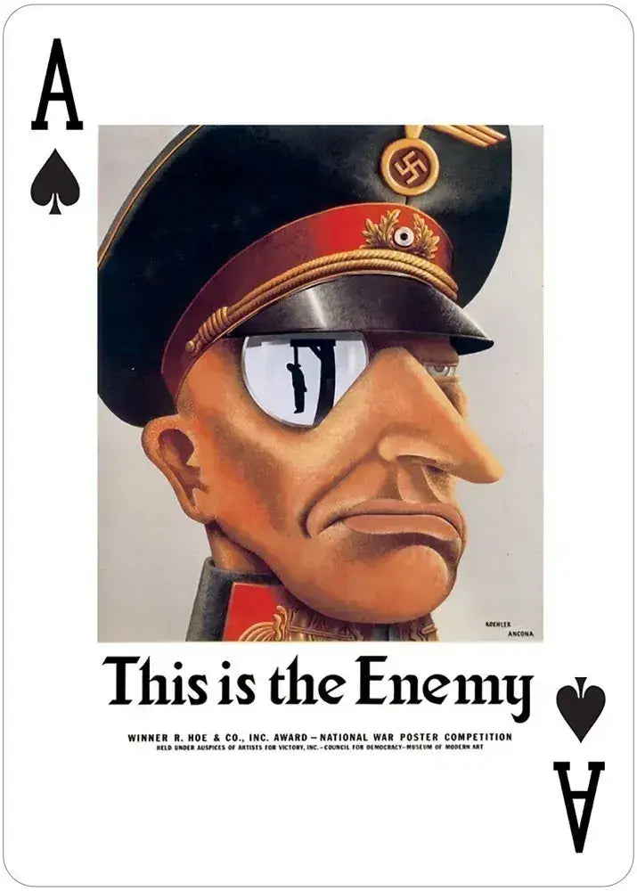 USA Posters of World Wars I and II Poker Deck (ONLINE ORDER ONLY)