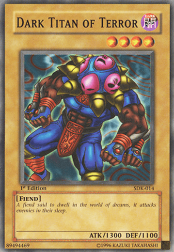 Dark Titan of Terror [SDK-014] Common (ONLINE ORDER ONLY)