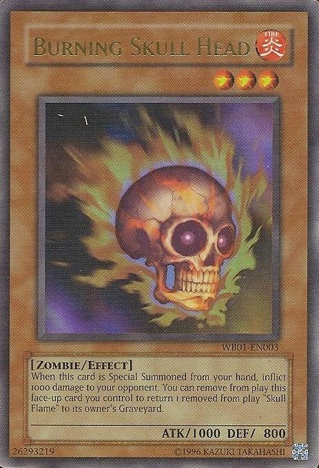 Burning Skull Head [WB01-EN003] Super Rare (ONLINE ORDER ONLY)