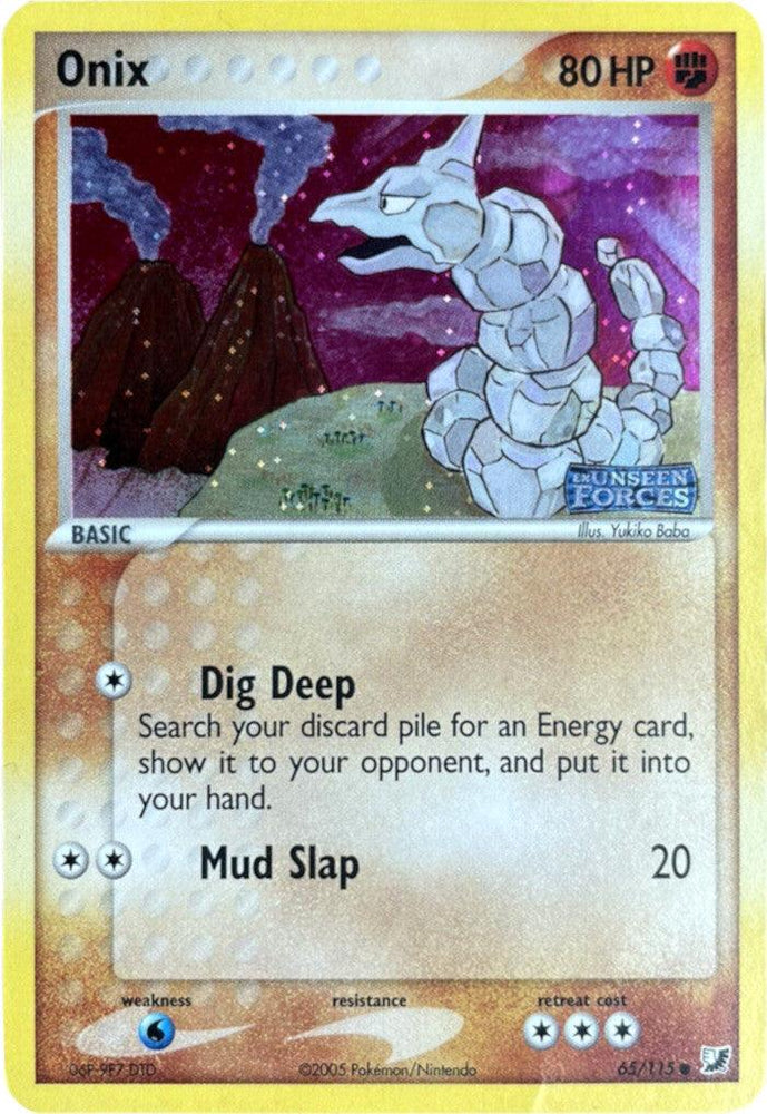 Onix (65/115) (Stamped) [EX: Unseen Forces] (Online Only)
