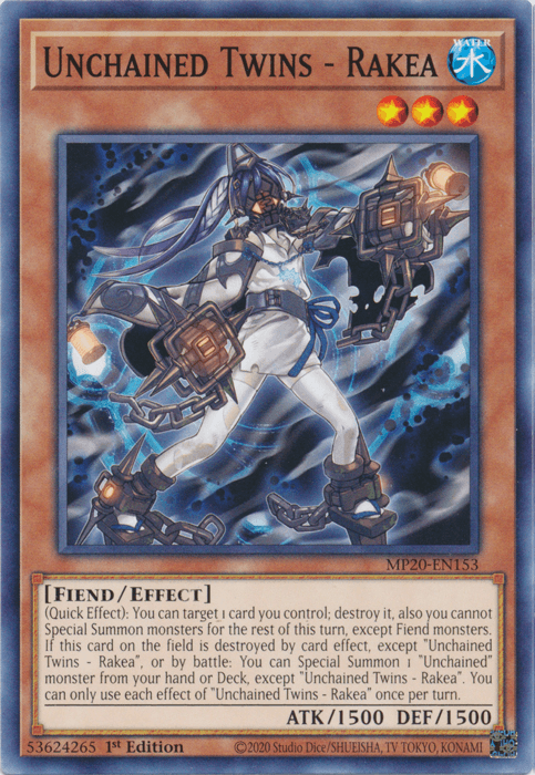 Unchained Twins - Rakea [MP20-EN153] Common (ONLINE ORDER ONLY)