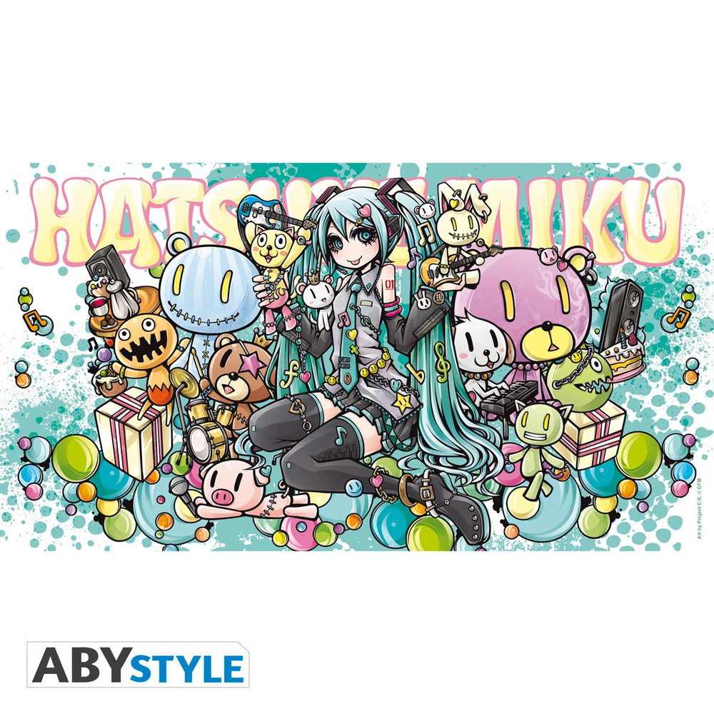 Vocaloid Hatsune Miku Band 16 oz Plastic Tumbler (ONLINE ORDER ONLY)