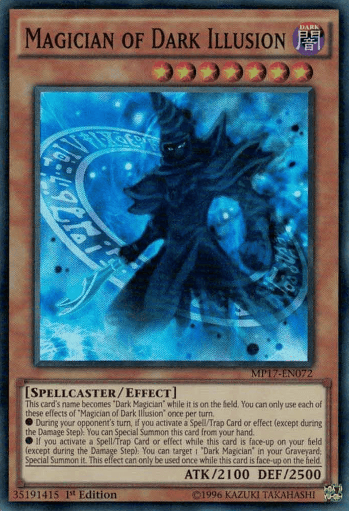 Magician of Dark Illusion [MP17-EN072] Super Rare (ONLINE ORDER ONLY)