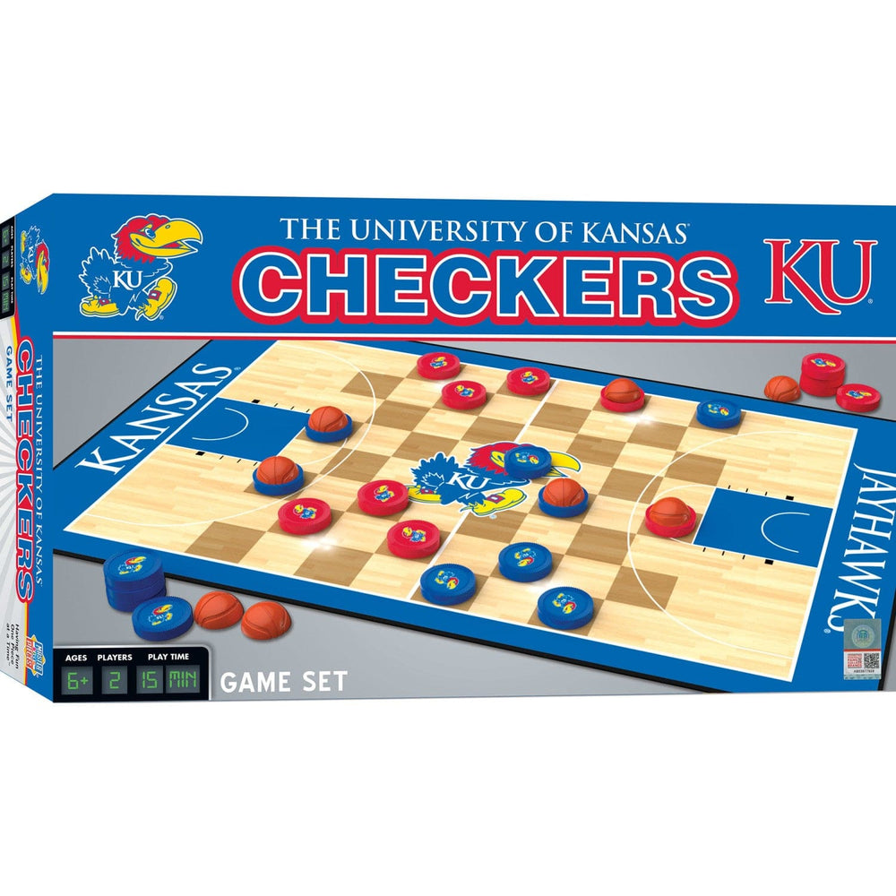 Kansas Jayhawks Checkers Board Game (ONLINE ORDER ONLY)