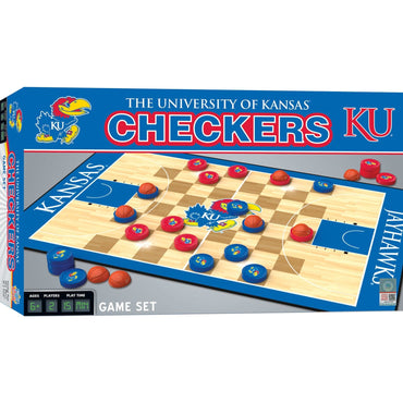 Kansas Jayhawks Checkers Board Game (ONLINE ORDER ONLY)