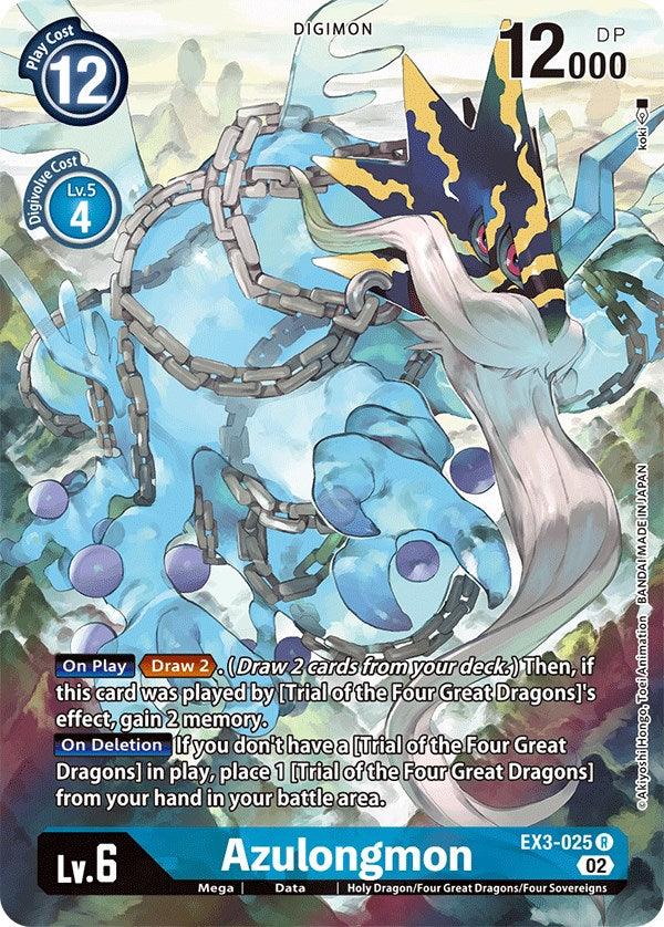 Azulongmon [EX3-025] (Alternate Art) [Draconic Roar] (ONLINE ORDER ONLY)