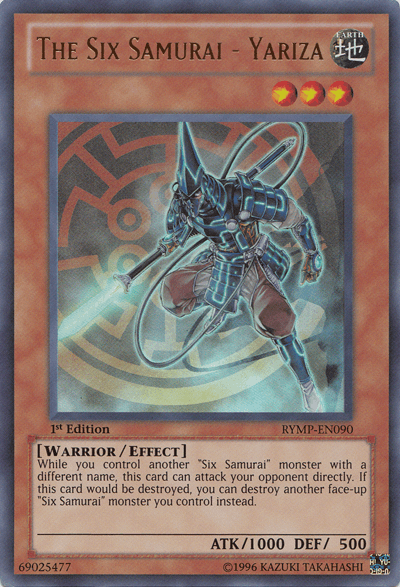 The Six Samurai - Yariza [RYMP-EN090] Ultra Rare (ONLINE ORDER ONLY)