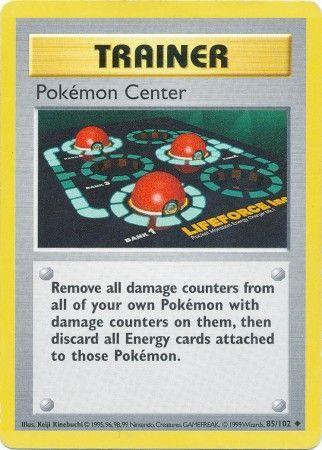 Pokemon Center (85/102) [Base Set Shadowless Unlimited] (Online Only)