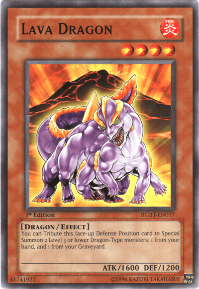 Lava Dragon [RGBT-EN037] Common (ONLINE ORDER ONLY)