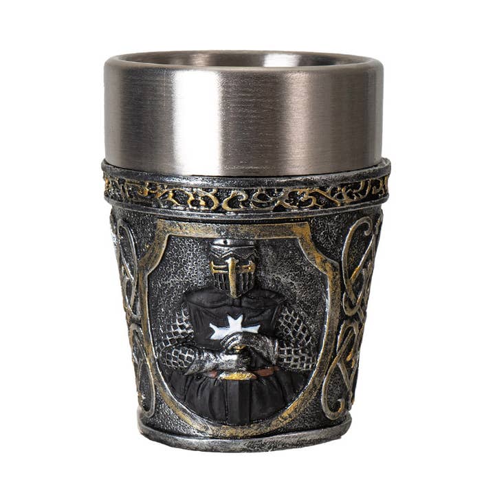 Medieval Knight Shot Glass - Black (ONLINE ORDER ONLY)