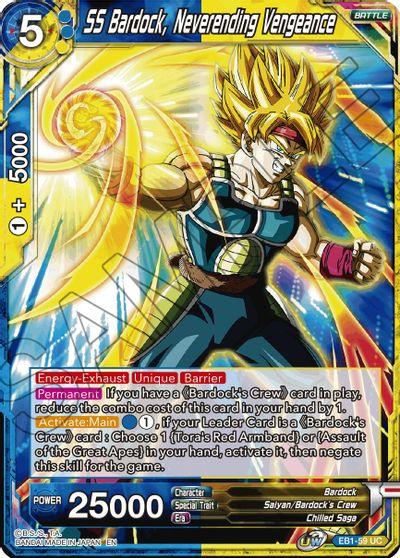 SS Bardock, Neverending Vengeance (EB1-059) [Battle Evolution Booster] (ONLINE ORDER ONLY)