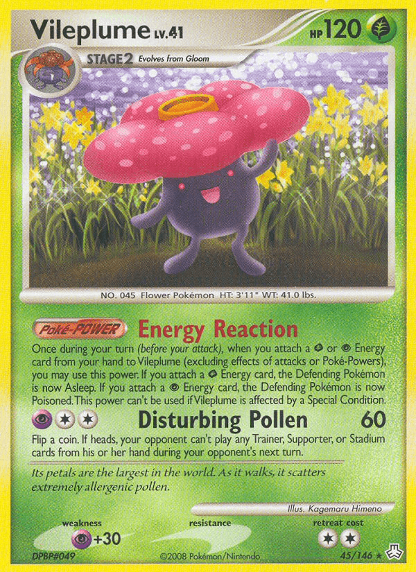 Vileplume (45/146) [Diamond & Pearl: Legends Awakened] (Online Only)