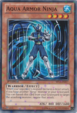 Aqua Armor Ninja [SP13-EN017] Starfoil Rare (ONLINE ORDER ONLY)