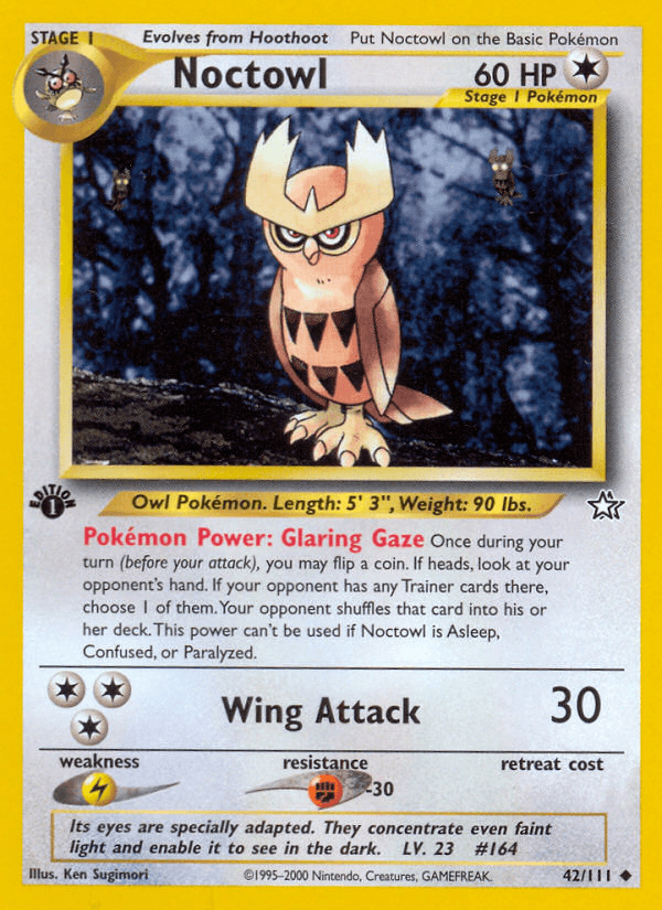 Noctowl (42/111) [Neo Genesis 1st Edition] (Online Only)
