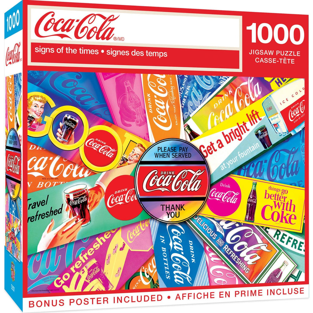 Coca-Cola - Signs of the Times 1000 Piece Jigsaw Puzzle (ONLINE ORDER ONLY)