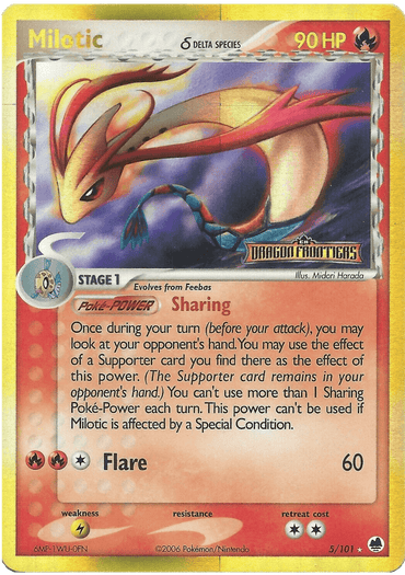Milotic (5/101) (Delta Species) (Stamped) [EX: Dragon Frontiers] (Online Only)