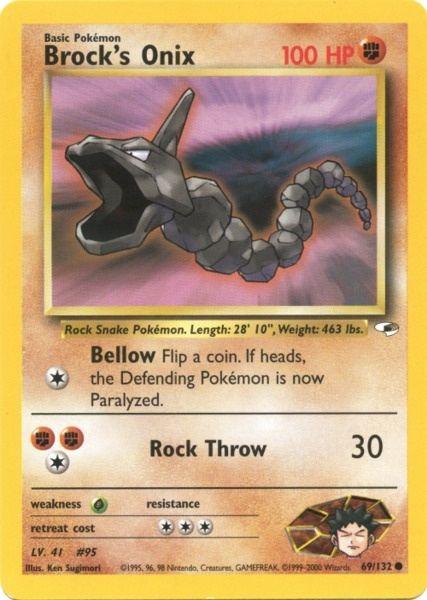Brock's Onix (69/132) [Gym Heroes Unlimited] (Online Only)