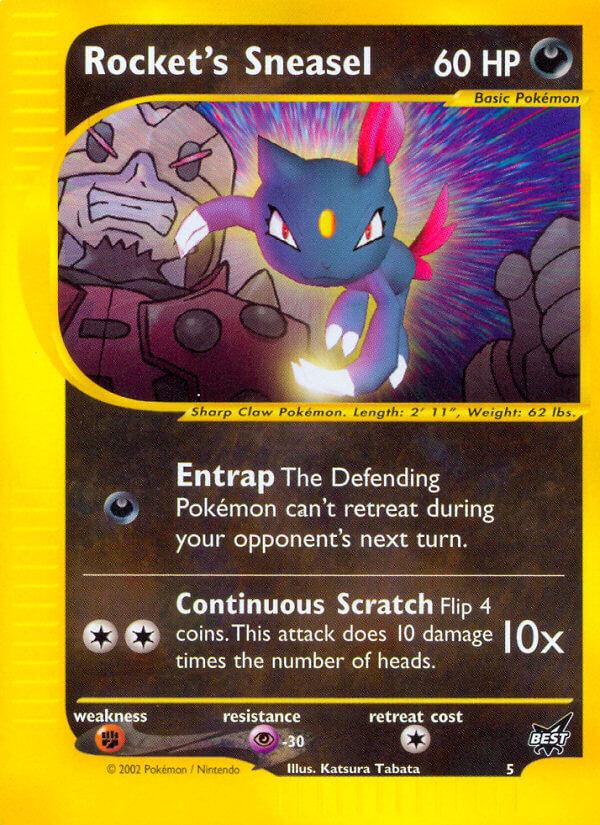 Rocket's Sneasel (5) [Best of Promos] (Online Only)