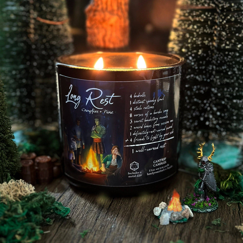 Cantrip Candles - Long Rest 12 oz. (ONLINE ORDER ONLY)