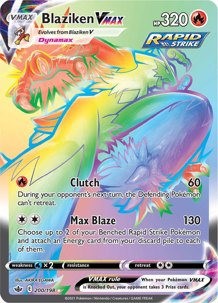 Blaziken VMAX (200/198) [Sword & Shield: Chilling Reign] (Online Only)