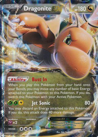 Dragonite EX (74/111) (Jumbo Card) [XY: Furious Fists] (Online Only)
