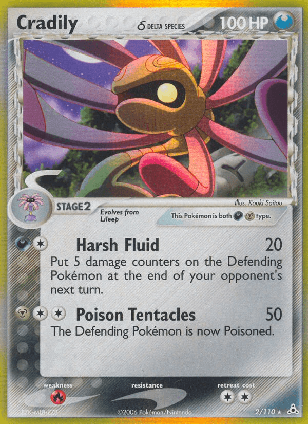 Cradily (2/110) (Delta Species) [EX: Holon Phantoms] (Online Only)