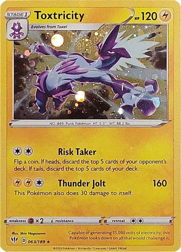 Toxtricity (063/189) (Cosmos Holo) [Sword & Shield: Darkness Ablaze] (Online Only)