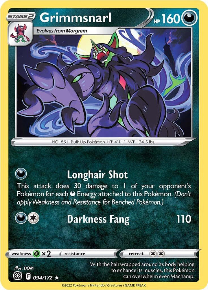 Grimmsnarl (094/172) [Sword & Shield: Brilliant Stars] (Online Only)