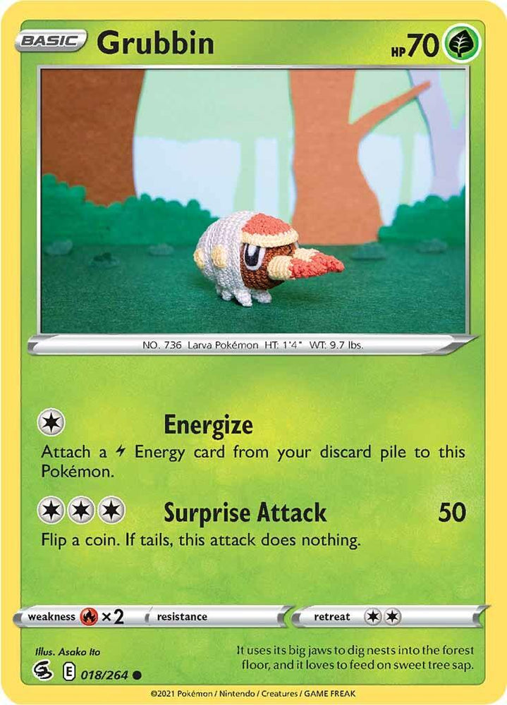 Grubbin (018/264) [Sword & Shield: Fusion Strike] (Online Only)