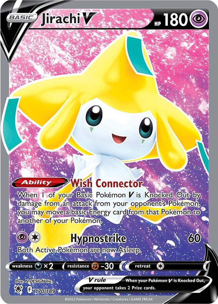 Jirachi V (170/189) [Sword & Shield: Astral Radiance] (Online Only)