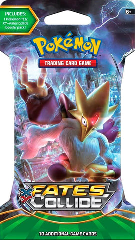 XY: Fates Collide - Sleeved Booster Pack (Mega Alakazam) (ONLINE ORDER ONLY)