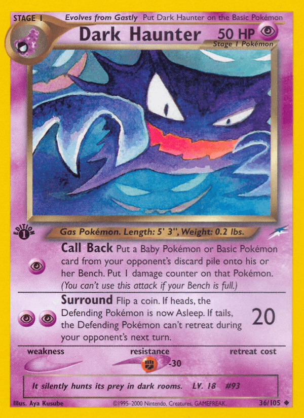 Dark Haunter (36/105) [Neo Destiny 1st Edition] (Online Only)