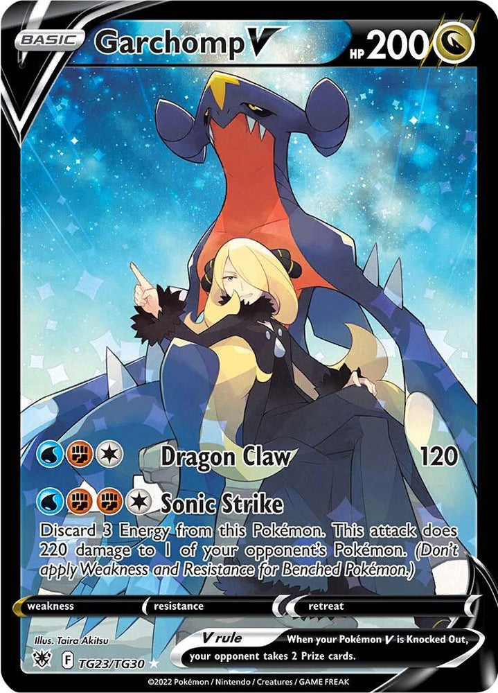Garchomp V (TG23/TG30) [Sword & Shield: Astral Radiance] (Online Only)