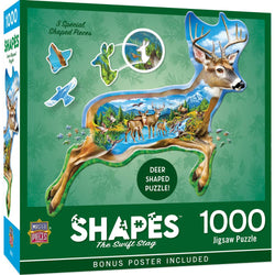 Shapes - The Swift Stag 1000 Piece Shaped Jigsaw Puzzle