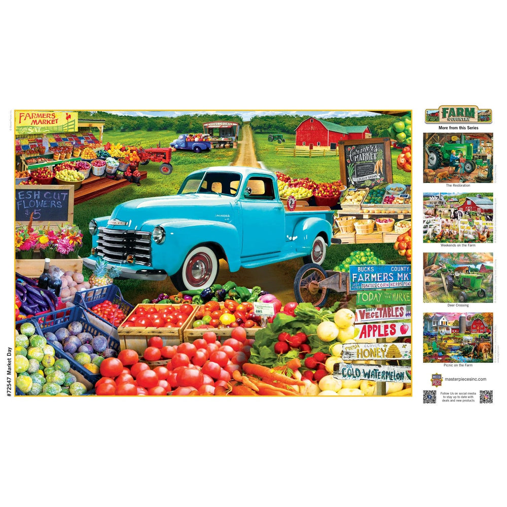 Farm & Country - Market Day 1000 Piece Jigsaw Puzzle (ONLINE ORDER ONLY)