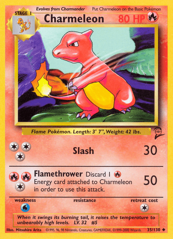 Charmeleon (35/130) [Base Set 2] (Online Only)
