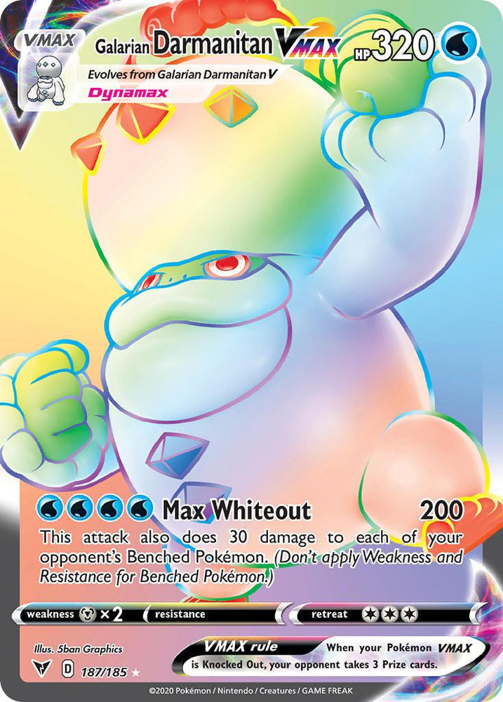 Galarian Darmanitan VMAX (187/185) [Sword & Shield: Vivid Voltage] (Online Only)