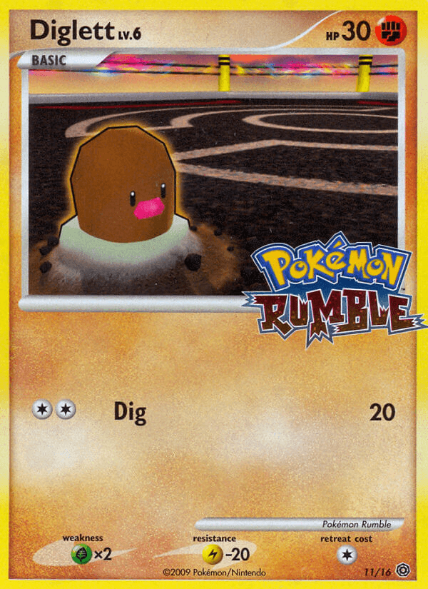 Diglett (11/16) [Pokémon Rumble] (Online Only)
