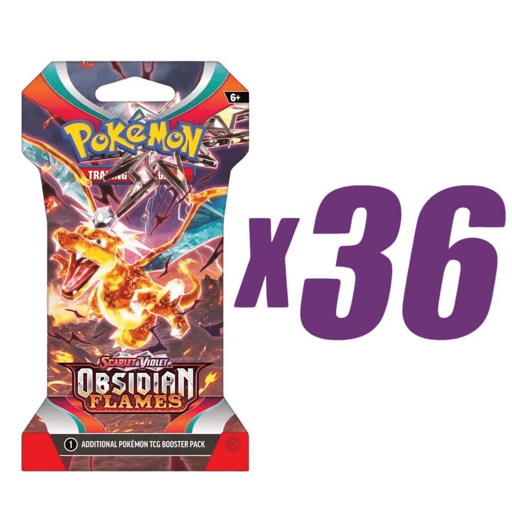 Scarlet & Violet: Obsidian Flames - 36x Sleeved Booster Pack (Online Only)