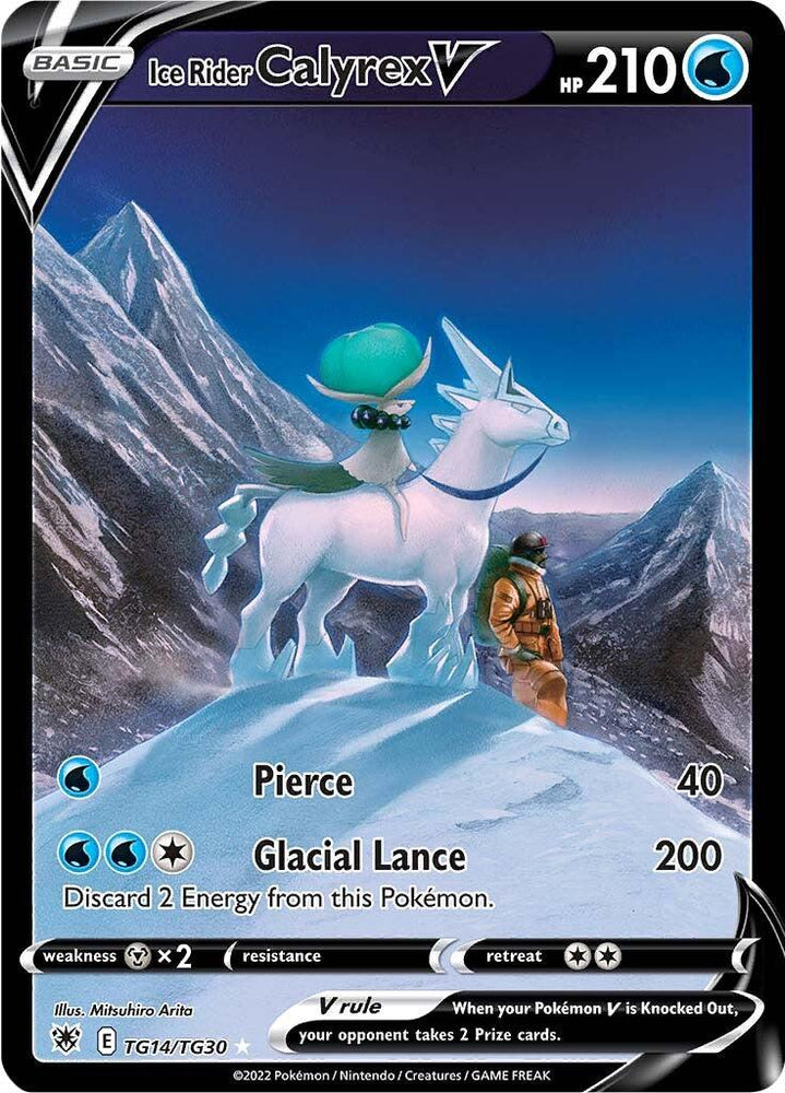 Ice Rider Calyrex V (TG14/TG30) [Sword & Shield: Astral Radiance] (Online Only)