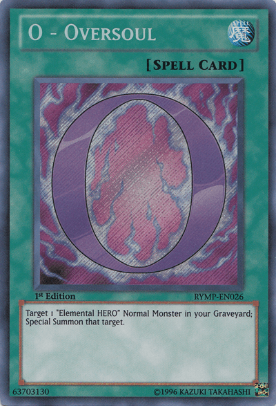 O - Oversoul [RYMP-EN026] Secret Rare (ONLINE ORDER ONLY)