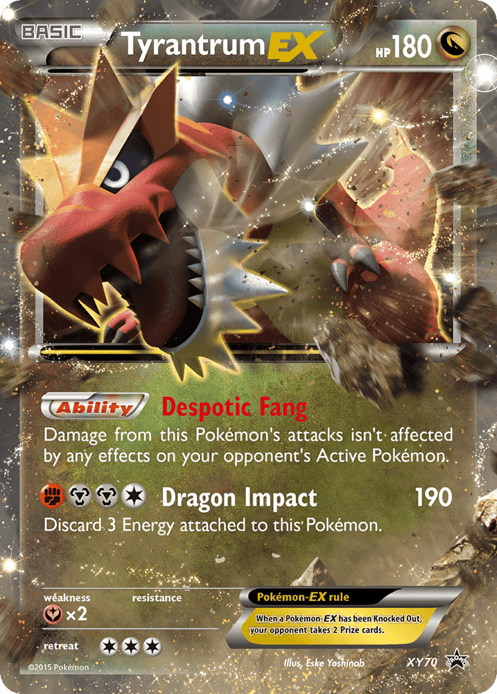 Tyrantrum EX (XY70) [XY: Black Star Promos] (Online Only)