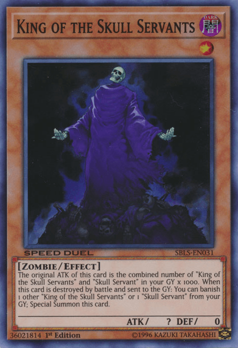 King of the Skull Servants [SBLS-EN031] Super Rare (ONLINE ORDER ONLY)